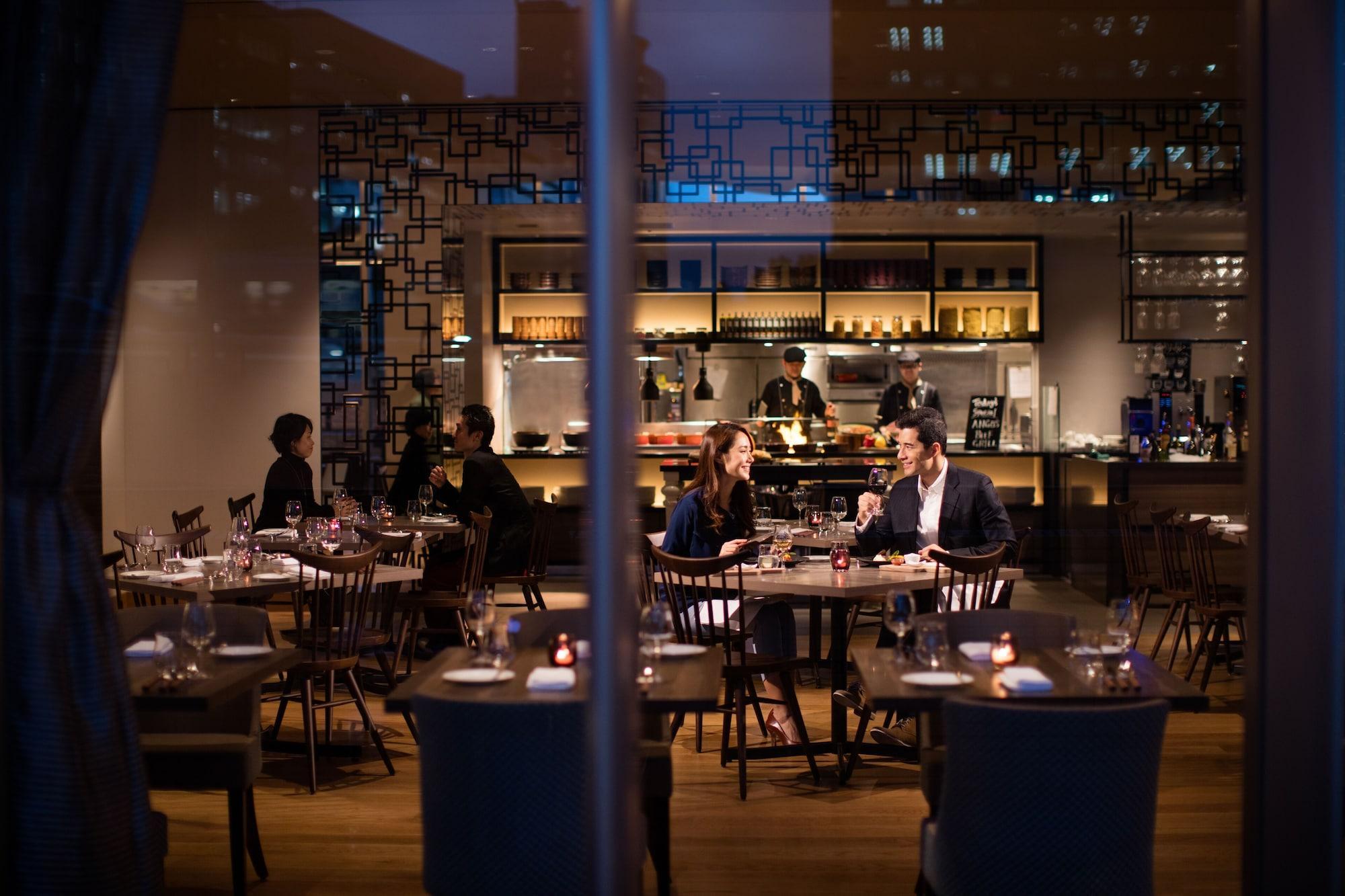 Courtyard By Marriott Shin-Osaka Station Hotel Екстериор снимка Interior of the restaurant